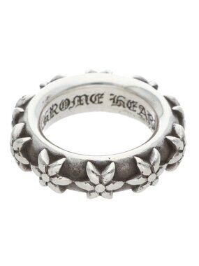 Chrome Hearts Star Band Silver Ring